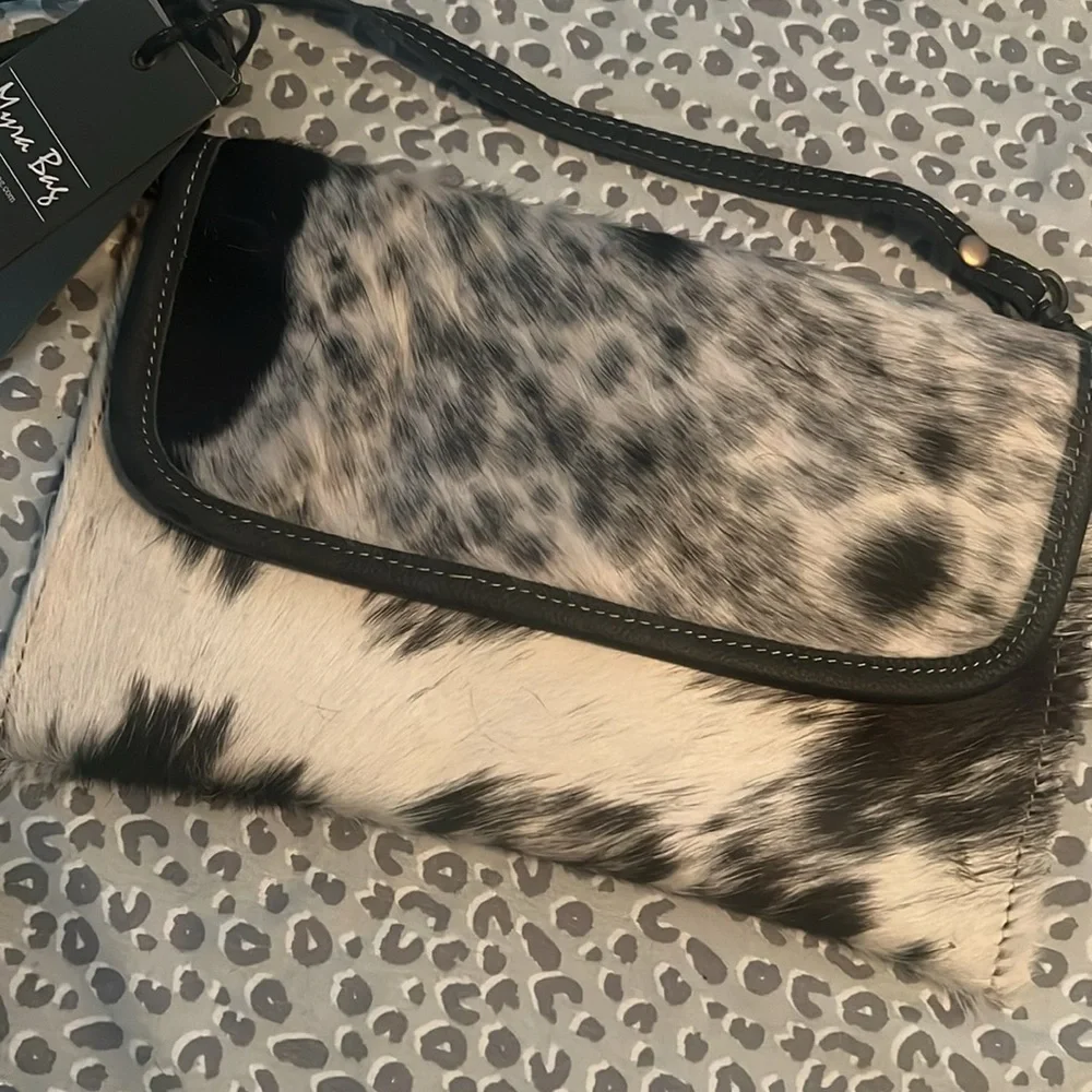 Myra Hair on Hide Crossbody - Picture 3 of 6